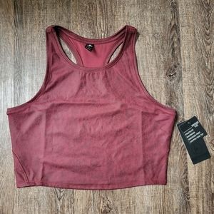 Dark Fresco Rouge Blush Crop